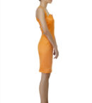 'Sunset' Apricot Dress