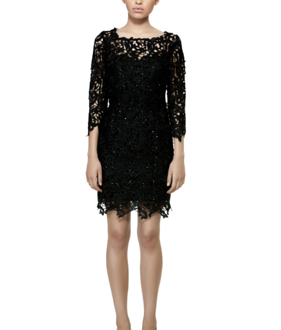 'Witchcraft in Lace' Black Dress
